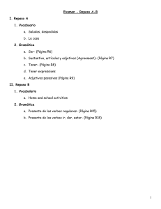 Examen - Repaso A-B