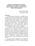 Desafíos y Problemáticas de la Gestión Universitaria en el sistema