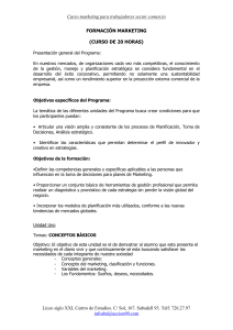 Formación Marketing Estratégico