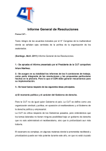 Informe general de Resoluciones