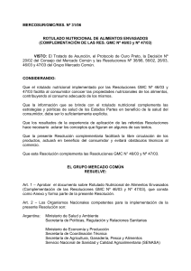 La frase “porción de referencia de .... go ml” podrá ser
