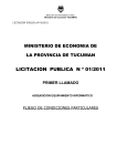 licitacion publica n º 01/2011