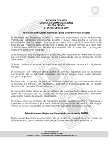 ALCALD&Iacute;A DE PASTO OFICINA DE COMUNICACIONES BOLETIN