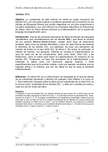 Arboles AVL - Universidad de La Serena