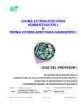 IDIOMA EXTRANJERO II - Universidad Tecnológica de la Selva