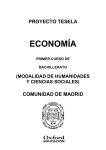 Programación Tesela Economía 1º Bach. Comunidad de Madrid