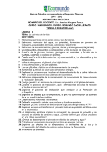 Guía de Estudios correspondiente al Segundo Bimestre 2011