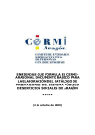 Enmiendas del CERMI Aragón sobre al Catálogo de Prestaciones