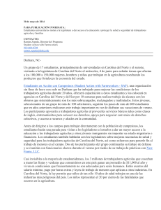 5/30/14 - Student Action with Farmworkers