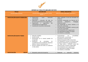 ofertas voluntariado setem