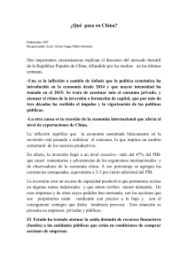 Que pasa en China - Colegio de Economistas de Pichincha