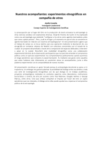 Abstract de la propuesta - XIV Congreso de Antropología