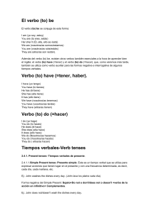 El verbo TO BE - WordPress.com