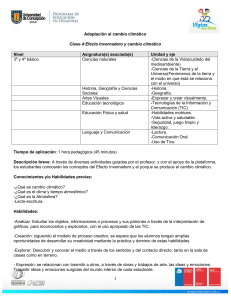 Clase 4:Efecto Invernadero y cambio climático