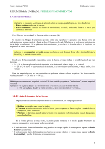 El movimiento y las fuerzas