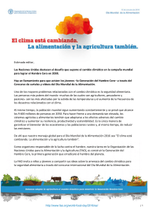 Carta a los periodistas