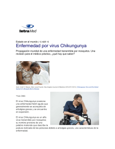 Enfermedad por virus Chikungunya