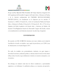 acuerdo único. - Congreso de Puebla