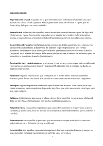 Reproducción sexual: es aquella en la que intervienen dos