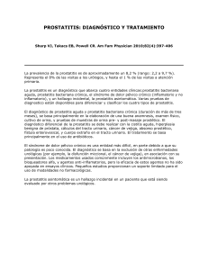prostatitis: diagnóstico y tratamiento