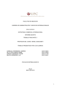 FACULTAD DE NEGOCIOS CARRERA DE ADMINISTRACIÓN Y