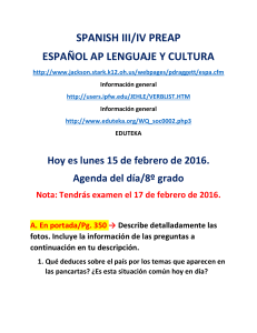 SPANISH III/IV PREAP ESPA&Ntilde;OL AP LENGUAJE Y CULTURA http