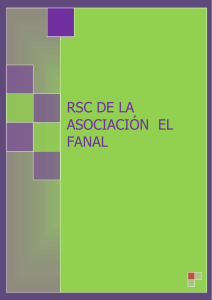 RSC DE LA ASOCIACIÓN EL FANAL