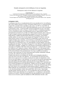 Abstract margenesEstudio retrospectivo de la influenza aviar en