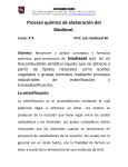 Guia de trabajo en clases GPE La esterificación proceso quimico