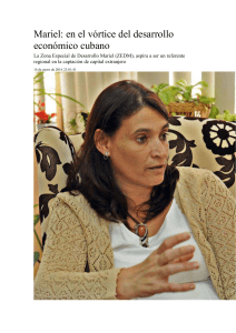 Mariel: en el v&oacute;rtice del desarrollo econ&oacute;mico cubano