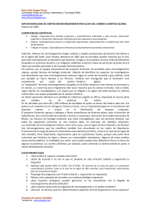 Microorganismos y Cambio clim&aacute;tico (taller) aplicado a once