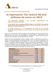 NdP- AMETIC Resultados del hipersector TIC 2015