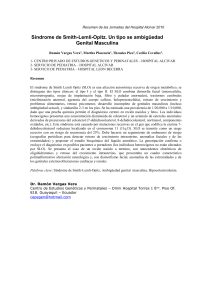 S&iacute;ndrome de Smith-Lemli-Opitz. Un tipo se ambig&uuml;edad