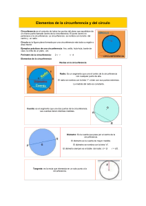 Sectores y segmentos de círculos