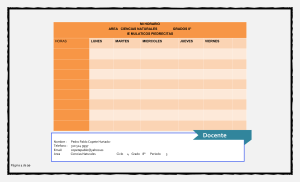PLAN DE UNIDAD 3 grado8