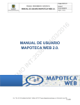 Manual de Usuario mapoteca web 2.0