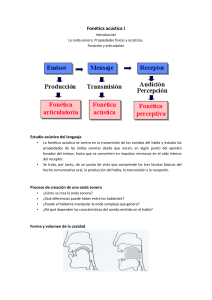 Fonética acústica I