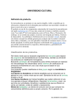 Línea de productos. - Universidad Cultural
