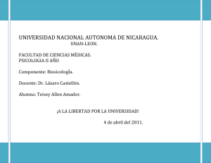 UNIVERSIDAD NACIONAL AUTONOMA DE NICARAGUA.