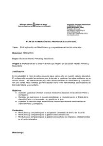 PLAN DE FORMACIÓN DEL PROFESORADO 2016-2017