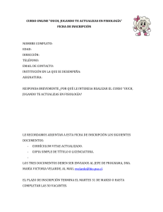 ficha inscripción curso online