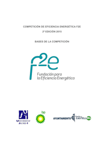 competición de eficiencia energética f2e 2ª edición