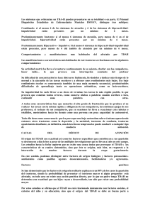 Los síntomas que evidencian un TDA