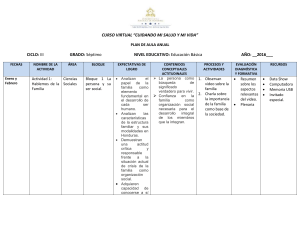 CURSO VIRTUAL &ldquo;CUIDANDO MI SALUD Y MI VIDA&rdquo; PLAN DE
