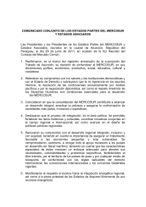 proyecto - Mercosur