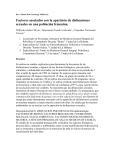 Factores asociados con la aparición de disfunciones sexuales en