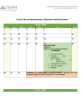 calendario - Tribunal Electoral del Estado de Michoacán
