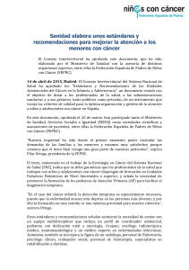 Descargar - Federaci&oacute;n Espa&ntilde;ola de Padres de Ni&ntilde;os con C&aacute;ncer