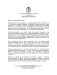 Carta al profesor Miguel Ángel Beltrán por el departamento de