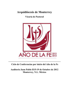 delafe2013 - Arquidiócesis de Monterrey